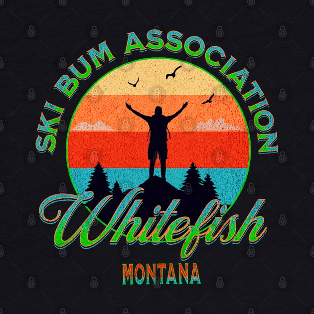 Ski bum Association whitefish Montana man in the sunshine by Your good dog spot